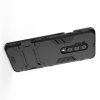 Hybrid Armor Ударопрочный чехол для OnePlus 8 Pro с подставкой - Черный цвет