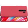NILLKIN Super Frosted Shield Матовая Пластиковая Нескользящая Клип кейс накладка для Xiaomi Redmi Note 8 Pro - Красный