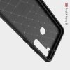 Carbon Силиконовый матовый чехол для Xiaomi Redmi Note 8 - Черный