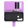 Чехол книжка кошелек с отделениями для карт и подставкой для Xiaomi Redmi Note 8T - Фиолетовый