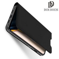 Dux Ducis чехол книжка для OnePlus 7 с магнитом и отделением для карты - Черный