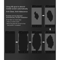 Imak Pro+ Full Glue Cover Защитное с полным клеем стекло для Nokia 6.1 Plus черное