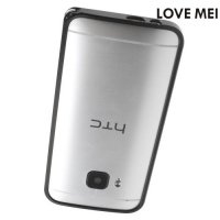 Алюминиевый металлический бампер для HTC One M9 LoveMei - Черный