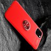 ArmaRing Двухкомпонентный чехол для iPhone 11 Pro Max с кольцом для магнитного автомобильного держателя - Красный