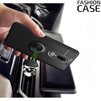 ArmaRing чехол для OnePlus 6 с кольцом для магнитного автомобильного держателя - Черный