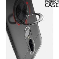 ArmaRing чехол для OnePlus 6 с кольцом для магнитного автомобильного держателя - Черный