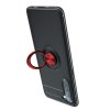 ArmaRing Двухкомпонентный чехол для OPPO Reno 3 с кольцом для магнитного автомобильного держателя - Красный / Черный