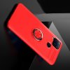 ArmaRing Двухкомпонентный чехол для Realme C15 с кольцом для магнитного автомобильного держателя - Красный