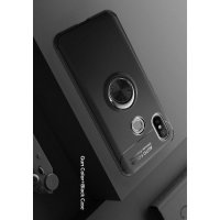 ArmaRing Двухкомпонентный чехол для Xiaomi Mi 8 с кольцом для магнитного автомобильного держателя - Черный
