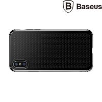 Baseus Small Hole пластиковый дышащий чехол для iPhone Xs / X - Черный