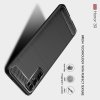Carbon Силиконовый матовый чехол для Huawei Honor 30 - Черный