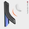 Carbon Силиконовый матовый чехол для Huawei Honor View 30 - Черный