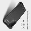 Carbon Силиконовый матовый чехол для Huawei P40 - Черный