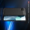 Carbon Силиконовый матовый чехол для Huawei P40 Lite - Синий