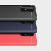 Carbon Силиконовый матовый чехол для Huawei P40 Pro - Красный