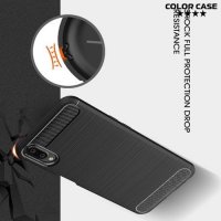 Carbon Силиконовый матовый чехол для Meizu E3 - Черный