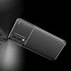 Carbon Силиконовый матовый чехол для OnePlus Nord 2 5G - Черный