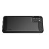 Carbon Силиконовый матовый чехол для Samsung Galaxy A02s - Черный