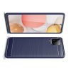 Carbon Силиконовый матовый чехол для Samsung Galaxy A12 - Синий