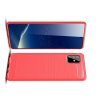 Carbon Силиконовый матовый чехол для Samsung Galaxy Note 10 Lite - Красный