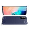 Carbon Силиконовый матовый чехол для Samsung Galaxy S20 Plus - Синий