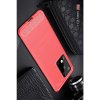Carbon Силиконовый матовый чехол для Samsung Galaxy S20 Ultra - Красный