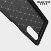 Carbon Силиконовый матовый чехол для Sony Xperia 5 - Коралловый