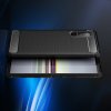 Carbon Силиконовый матовый чехол для Sony Xperia 5 II - Черный