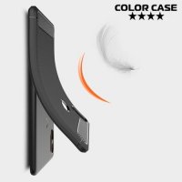 Carbon Силиконовый матовый чехол для Xiaomi Mi Mix 2s - Черный