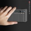 Carbon Силиконовый матовый чехол для Xiaomi Mi Note 10 - Черный