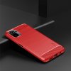 Carbon Силиконовый матовый чехол для Xiaomi Redmi Note 10 - Красный