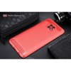 Carbon Силиконовый матовый чехол для Xiaomi Redmi Note 9T - Красный