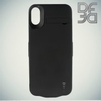 Чехол аккумулятор для Apple iPhone X DF iBattery-22 - Черный