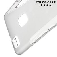 Силиконовый чехол для Huawei P9 lite - S-образный Серый