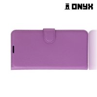 Чехол книжка для Alcatel A3 - Фиолетовый