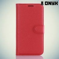 Чехол книжка для Samsung Galaxy S7 Edge - Красный