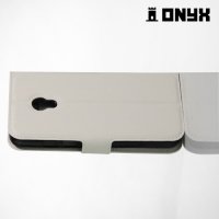 Чехол книжка для Alcatel OneTouch Pixi 4 (5) 5045D - Белый