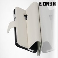 Чехол книжка для Alcatel OneTouch Pixi 4 (5) 5045D - Белый