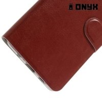 Чехол книжка для Asus Zenfone 3 Deluxe ZS570KL - Коричневый