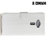 Чехол книжка для Asus Zenfone 3 ZE520KL - Белый