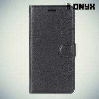 Чехол книжка для Asus Zenfone 4 Max ZC520KL - Черный
