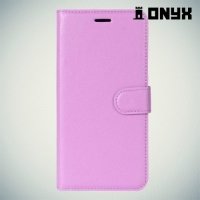 Чехол книжка для Asus Zenfone 4 Max ZC520KL - Фиолетовый