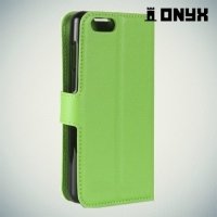 Чехол книжка для Asus Zenfone 4 Max ZC520KL - Зеленый