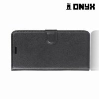 Чехол книжка для ASUS ZenFone 4 Max ZC554KL - Черный