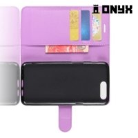 Чехол книжка для Asus Zenfone 4 ZE554KL - Фиолетовый