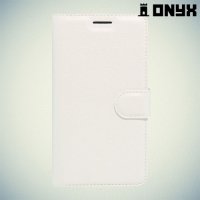 Чехол книжка для HTC 10 / 10 Lifestyle - Белый