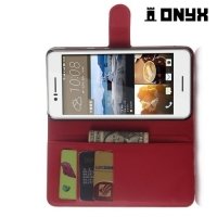 Чехол книжка для HTC Desire 728 и 728G Dual SIM - Красный