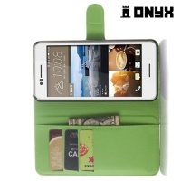 Чехол книжка для HTC Desire 728 и 728G Dual SIM - Зеленый
