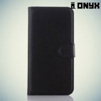 Чехол книжка для HTC One A9 - Черный