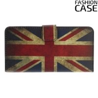 Чехол книжка для HTC One A9 - с рисунком Британский флаг
